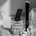 THICK FIBER Root Touch Up Powder with Brush  Covers Grey Roots, Thinning Hair & Bald Spots  Sweat & Water Resistant for Men & Women (Auburn, 0.35 Ounce (Pack of 1))