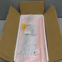 WOPITUES Floating Shelves with Metal Guardrail, Shelves for Wall Decor Set of 3, Wall Shelves for Bedroom, Bathroom, Kitchen, Living Room, Plants, Picture Frames, Art-Pink (15.7 inch)