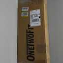 OneTwoFit Multifunctional Wall Mounted Pull Up Bar Chin Up bar Dip Station for Indoor Home Gym Workout, Power Tower Set Training Equipment Fitness Dip Stand Supports to 440 Lbs OT126 (Red)