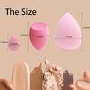 21 pcs Beauty blender Makeup Sponge Bulk:Blender Sponges 21 Pcs for Liquid, Cream, and Powder, Multi-colored Pink make up sponges for foundation