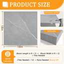 DEXDE Peel and Stick Floor Tile 18x18 Marble Vinyl Flooring Waterproof 20PC, 20 Pack