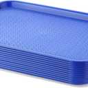 New Star Foodservice Fast Food Tray, Set of 12 (Blue, 10 by 14 Inch)