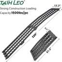 10ft Motorcycle Ramp 1500LBS Capacity, 120"x17.7" Black Truck Ramps, Loading Ramps for Pick Up Motorcycle, ATV, UTV, Dirt Bike, Lawn Mower, Golf Cart, Garden Tractor