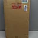 Small Kitchen Pantry Countertop Cabinet, Mini Countertop Cabinet with 2 Sliding Acrylic Doors, 23.6" Small Kitchen Pantry Sideboard, 2 Tier Countertop Storage Cabinet for Dish, Bowl (Black)