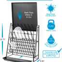 Inevibe Drying Rack for Lab Glassware and Bottles - Laboratory Draining Dryer Stand for Countertop, Space Saving Steel Wire Frame - Station for Baby Feeding Bottle