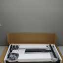Standing Desk Adjustable Height, Mobile Stand Up Desks with Wheels Small Computer Desk Rolling Desk, Portable Laptop Desk Black Standing Table Sit Stand Home Office Desks 16"x31.5" Height 27"-43.5"
