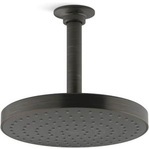 KOHLER 76464-Y-2BZ Awaken 8 Inch Single-Function Rain SHOWERHEAD, 8" Fixed Round Rainfall SHOWERHEAD, 2.5 GPM, Oil-Rubbed Bronze