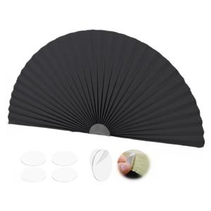 Half Moon Window Shade,Arch Window Shades Half Circle Self Adhesive Non-Woven Fabric Blinds Easy to Install Blackout for Room Kitchen Dining Room