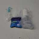 H2ofloss Water Dental Flosser Portable Dental Oral Irrigator with 5 Modes, 6 Replaceable Jet Tips, Rechargeable IPX7 Waterproof Teeth Cleaner for Home and Travel -300ml Detachable Reservoir (HF-6) (White)