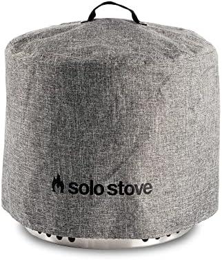 Solo Stove Bonfire Shelter - Weather-Resistant Round Cover for Solo Stove Bonfire Fire Pit and Accessories - PVC-Coated Polyester with Aluminum Reinforcement - Year-Round Protection