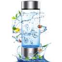 Hydrogen Water Bottle, Portable Rechargeable Hydrogen Water, Rapid Electrolysis with SPE/PEM Technology, for Home Office Travel Office School Fitness use