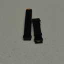 Compatible with Garmin Instinct Watch Bands - Tactical Military Rugged Nylon Sport Quick Fit 22mm Watch Band for Fenix E/8/7/6/5/Forerunner 965/955/945/935/745/Epix 2/Approach S70/S62/S60 (Black)