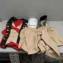 Mens Founding Father Costume Adult Revolutionary War Outfit Colonial Costume Military with Wig Hat, XL