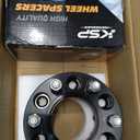 KSP 6x135 to 6x135 Wheel Spacers for F150, 1.5in 38mm Hubcentric 6 Lug Wheel Adapters for 2015-2025 F150 Expedition,Navigator with M14x1.5 Studs and 87.1mm Hub Bore, 4pcs Black