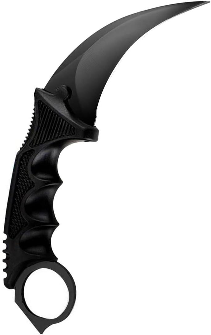 Karambit Trainer Knife Without Cutting Edge Karambit Practice Training Knife with Sheath for Beginner 100% Safe Trainer Tool