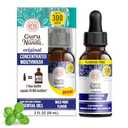 GuruNanda Concentrated Mouthwash (2 fl oz), Fluoride-Free, Mint Mouthwash with Natural Essential Oils, Supports 300 Rinses, Aids in Fresh Breath