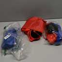 Three Legged Race Bands, 2 Sets, Team Building, 3 Legged Race Bands, Outdoor Party Group Game for Kid Adult, Cooperative Team Race for Birthday Party, Relay Race, Field Day, Backyard Activity Game (For 8 people Red&Blue, Red Blue)