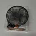 SLENPET 6 inch USB Small Desk Fan, 4 Speeds, Ultra-quiet, 90 Adjustment for Better Cooling, Portable Mini Powerful Desktop Table Fan, Mini Personal Fan for Home Office, Metal Base, Bronze