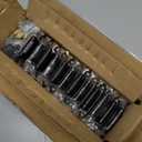 50 Pack Self Closing Kitchen Flush Cabinets Hinge Matte Black 2-1/8" Brushed Nickel Cabinet Door Hinges Cupboard Variable Flush Cabinet Hinge Face Mount