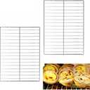 Upgraded WB48T10095 Oven Racks Replacement 23.8 * 17.3 Inch Compatible with GE Hotpoint Oven Stove Wire Rack Replace AP5665850, 2629419, PS6447646, WB48K0001, WB48K0003, WB48K0004, WB48K1 (2 Pack)