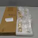 3 Pcs Christmas Tree Taper Candle Holders, 3 Size Gold Christmas Candlestick Holders, Xmas Candle Holder Vintage Decorative for Table Centerpiece Mantel Decor Holiday Housewarming Gifts