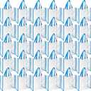 Eccliy 30 Pack 12x12x6 Inch Clear Tote Bag Stadium Approved Bulk Plastic Beach Tote Gift Bag with Handle for Gym Sports