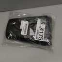 Heat Resistant Silicone Hair Iron Mat and Pouch,Portable Travel Hair Straightener Mat and Holder for Hair Styling Tools.1 Pack.(Black)