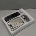 smart latch double gate lock, electronic gate latch for outdoor fence, waterproof keyless smart rim lock, electric double sided keypad locks, Fingerprint, Passcode, Key, IC Card, Tuya App