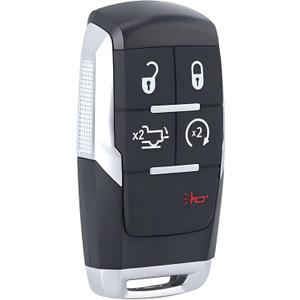 Smart Key for Dodge RAM 2019-2024, Alliskeys Vehicle Proximity Remote Control Key Fob Replacement for RAM 2500 3500 4500 5500 GQ4-76T 68547365