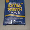 2 Pairs Wide Diabetic Socks for Men Women Plus Size,Lymphedema Socks for Swollen Feet and Ankles,Edema Loose Fit Socks,Non-Binding Hospital Cast Socks