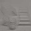 8 pack Acrylic China Dinnerware Display Stand 4 Pcs 4 Tiers Clear Plate Dish Platters Setting Holder and 4 Pcs Tea Cup Saucer Stand for Kitchenware Tableware Display Organizer
