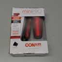 Conair Mini Pro Hair Dryer, Travel Hair Dryer with Folding Handle, Red