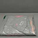 Koudi Kids Girls Duvet Cover Set Twin Pink/Grey Reversible Soft Microfiber Bedding Set Sweet Heart and Pink White Plaid Bedroom Comforter Cover for Teen Girls 3pcs