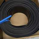 3:1 Ratio Heat Shrink Tubing Roll Adhesive Lined Industrial Marine Grade Dual Wall Heat Shrink Tube Waterproof and Sealed Black (2 inches(50 mm), 30 Feet)