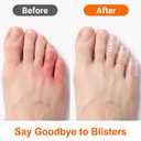 3 x Breathable Silicone Little Toe Sleeves for Women with Airflow Holes, Gel Toe Covers, Silicone Anti-Friction Toe Protector, Gel Toe Separators for Corns, Blisters, Calluses (30)