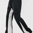 GINGTTO Men's Sweatpants Open Bottom with Pockets Stacked Flared Track Pants (M)