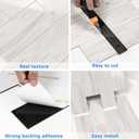 STICKGOO Subway Tile Peel and Stick Backsplash, Glossy Light Brown PVC Self Adhesive Tile Backsplash, Stick on Tile for Kitchen and Bathroom(10 Sheets)
