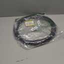 DACIRTY O-shaped Steering Wheel Cover, Carbon Fiber Pattern Anti-slip Wear-resistant Sweat-absorbent Microfiber Leather Steering Wheel Protector, Four Seasons Universal Accessory (Black)