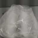 RYB HOME 2 Panels Outdoor Curtains for Patio - Linen Look Semi-Sheer Curtains for Patio Waterproof, Indoor Outdoor Drapes for Gazebo Pergola Balcony Pool Spa, Wide 54 x Long 84 (White)