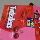TWIZZLERS PULL 'N' PEEL Cherry Flavored King Size, Chewy Candy Packs, 4.2 oz (15 Count) (EXP 04/01/26)