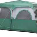Amazon Basics Instant Camping Tent with Rainfly, Weather-Resistant, Quick Setup (10 Person)