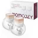 Momcozy Hands-Free Breast Pump S12 Pro, Wearable & Portable Pump with Soft DoubleFit Flange, 3 Modes | 9 Levels Double Electric Pump, Smart Display, 24mm, 2 Pack, Cozy Pink