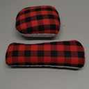 2Pack Tailors Ham and Seam Roll Set, Premium Tailor Ham Pressing Tool for Ironing, Sawdust Solid Sewing Hams for Sleeve, Collar, Curved Seam