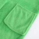 E.W Apparel Kids Boys Girls Hooded Towelling Bathrobe Dressing Gown Soft Terry Cloth Robe (Green), Size 9-10 Years