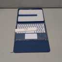 Harvopu Compatible with iPad Air 11-inch/Air 5th 4th Generation Case with Keyboard - Backlit Detachable, Folio Cover with Pencil Holder for iPad Air 11 Inch M4/M3/M2, Air 5/ Air 4 (Abyss Blue)