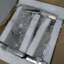 Christmas Stocking Holders for Mantel Set of 4 Reindeer Snowflake Snowman Pine Tree Vintage Metal Standing Stocking Hook Silver Sturdy Stockings Hanger for Fireplace Counter Window Decoration