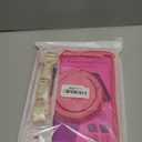 BATYUE Case for iPad Air 11-inch M4(2026)/M3(2025)/M2(2024), iPad Air 4/5 10.9" & Pro 11" 2018-2022 - Shockproof Case with 360 Rotating Stand & Handle, Pencil Holder, Shoulder Strap, Rose