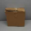 Tigeen 4 Pcs 6 Large Neutral Christmas Ball Ornaments Extra Large Velvet Vintage Rustic Brown Hanging Ornaments 150mm Glitter Earth Tone Winter Balls for Farmhouse Xmas Tree Home Decor(Vintage Style)