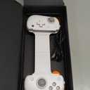 arVin Wireless Gamepad Controller for iPhone/iPad/iOS/Android/Tablet [Within 5-13"]Support Xbox Cloud Gaming/Remote Play/Steam/CODM/Genshin - with Hall Effect Sensing Joystick/RGB Light/Turbo/Back Key (D8 Pro, White&Orange)