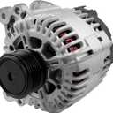 13853 AAN5178 Alternator Compatible for Volkswagen for TT 2000-2006 for Beetle 1999-2006 2010 for Jetta 99-05, 120Amp / 12 Volt New Alternator 113275, ABO0229
